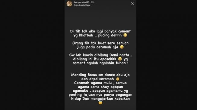 Jawaban Bunga Zainal 