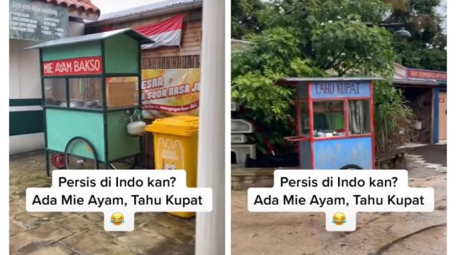 Viral Replika Kampung Indonesia di Australia, Ada Tambal Ban dan Gerobak!