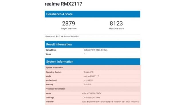 .Bocoran Realme Q2. [Rootmygalaxy.net]