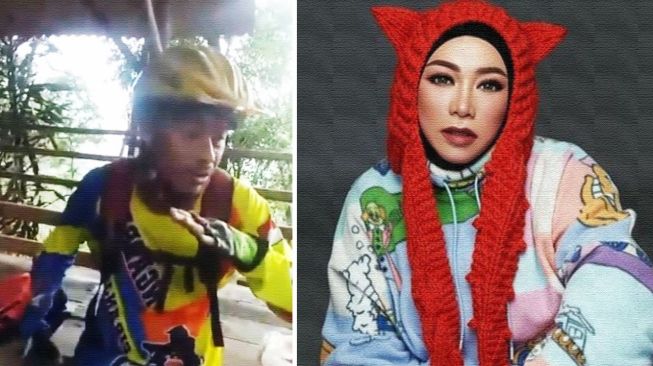 Kocak, Pesepeda Kritik Omnibus Law Tapi Sebut Melly Goeslaw