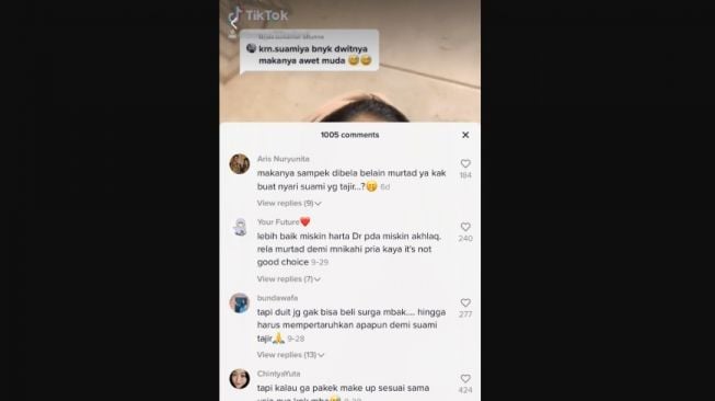 Netizen kritik Bunga Zainal 