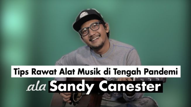 Sandy Canester Berbagi Tips Cegah Covid-19 saat Berlatih di Studio Musik