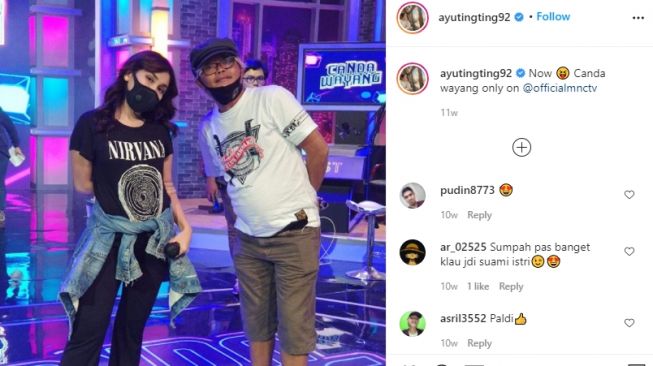 Ayu Tingting Posting Foto Sule Lagi Pakai "Teluh"