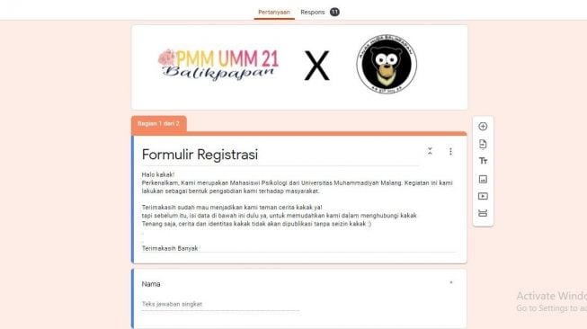 PMM UMM 21 Buka Layanan Konseling Online untuk Anak Muda di Balikpapan