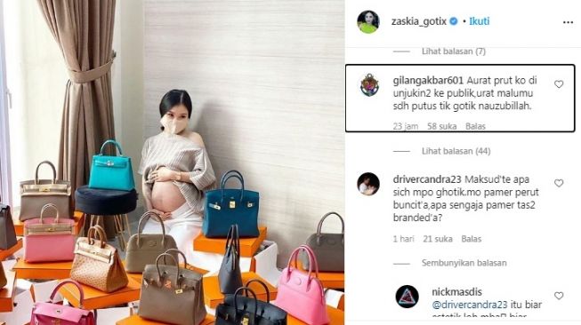 Unggahan Zaskia Gotik [Instagram/@zaskia_gotix]