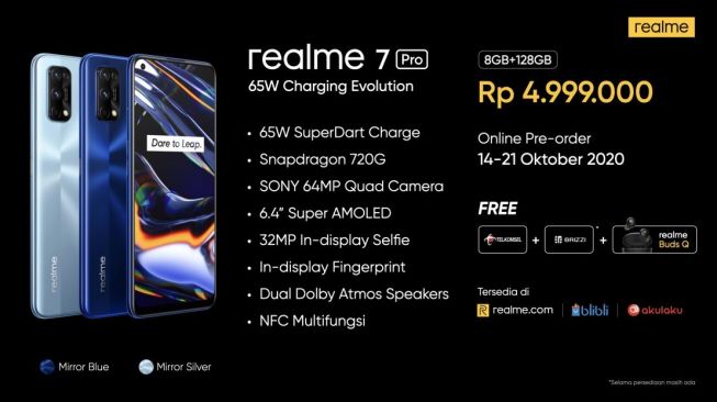 realme 7 pro. (Dok : realme). 