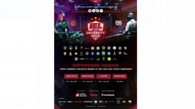 Liga e-Sports IEL University Super Series 2021 Season 3 Dimulai