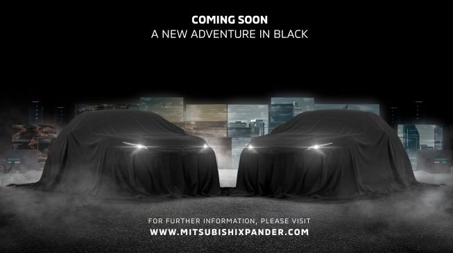 Teaser A New Adventure in Black oleh dua produk SUV Mitsubishi PT Mitsubishi Motors Krama Yudha Sales Indonesia