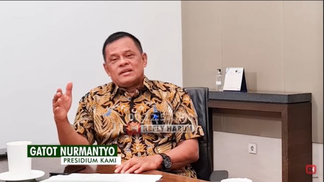 Gatot Nurmantyo Sebut Pembuatan UU Cipta Kerja Omnibus Law Seperti Siluman (YouTube Refly Harun Official).