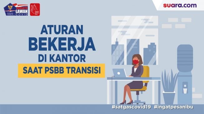 Videografis: Aturan Bekerja di Kantor saat PSBB Transisi