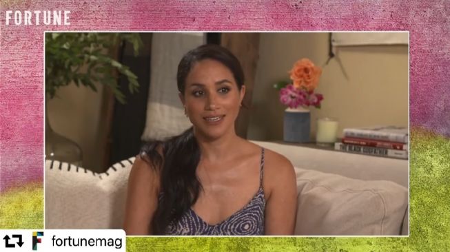 Meghan Markle sebagai pembicara di Fortune Most Powerful Women Next Gen Summit