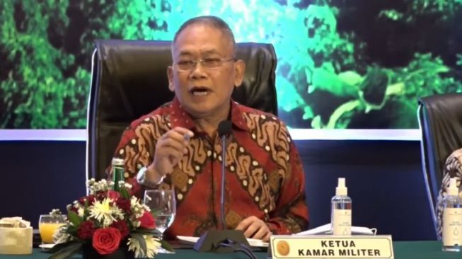 Ketua Kamar Militer Mahkamah Agung Mayor Jenderal (Purn) Burhan Dahlan. [YouTube/Mahkamah Agung RI]