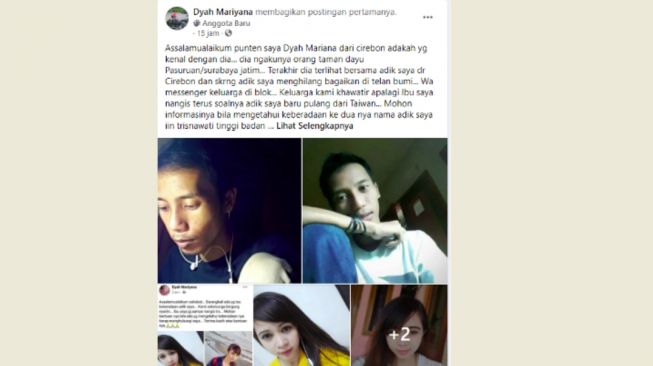 Foto Pria Pasuruan Ini Viral di Medsos, Disebut Bawa Anak Gadis Orang