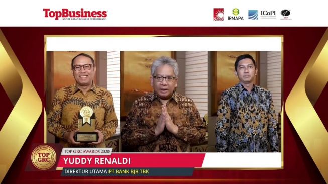 Bank BJB Dinobatkan Sebagai Peraih Penghargaan Top GRC 2020