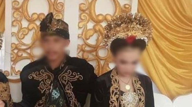 Seorang bocah Anak STM atau SMK menikahi 2 pacarnya sekaligus. (ist)