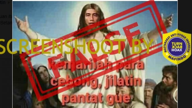 CEK FAKTA: Benarkah Ada Lukisan Jokowi Berambut Panjang Mirip Yesus?