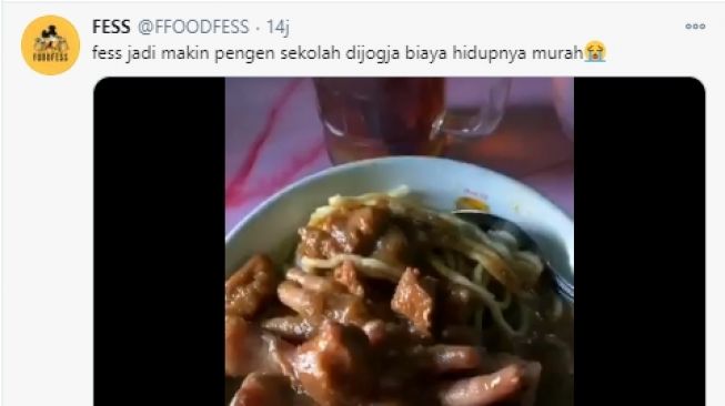 Rekomendasi makanan di Jogjakarta di bawah Rp 50.000. - (Twitter/@FFOODFESS)