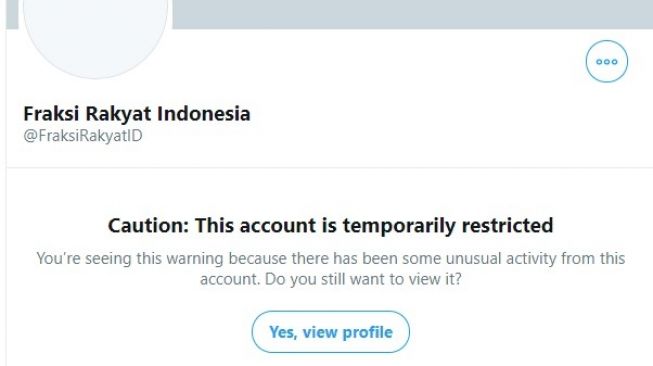 Dua Akun Twitter Penolak Omnibus Law Mendadak Dibatasi Aksesnya, Kenapa?