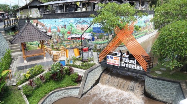 Berkat BRI, Sungai Tukad Empelan di Bali Kini Terlihat Asri