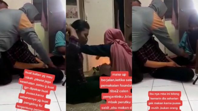 Viral Video Calon Pengantin Jalani Puasa Mutih Endingnya Malah Pingsan