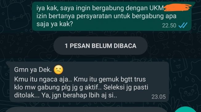 Disuruh Ngaca, Jebul Kalau Mau Masuk UKM Bahasa Ini Harus Good Looking Lur