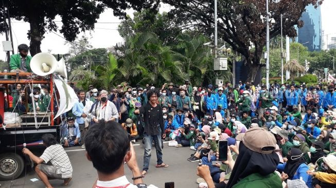 Berharap Bisa Ketemu Jokowi, Mahasiswa Demo: Istana di Depan Kita Kosong