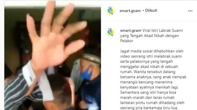 Viral Istri Labrak Suami Yang Sedang Nikah Lagi Dengan Wanita Lain