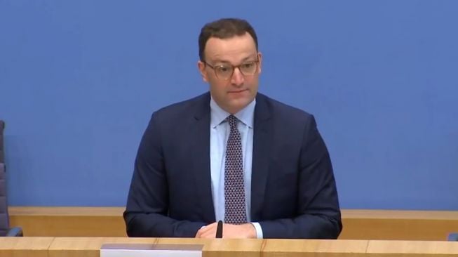 Menteri Kesehatan Jerman, Jens Spahn dinyatakan positif Covid-19.[Twitter]