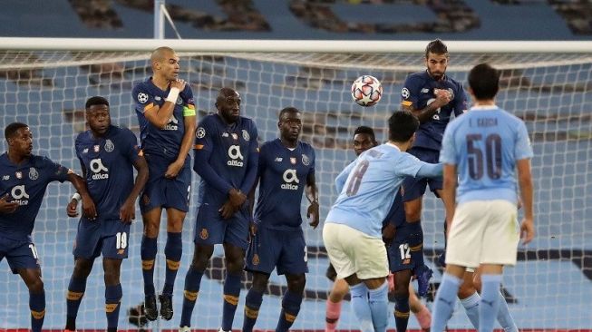 Hasil Liga Champions: Manchester City Hempaskan Porto 3-1 di Etihad