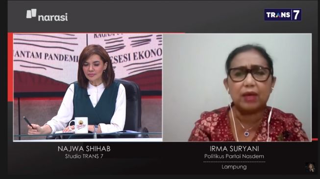 Irma Nasdem: Kalau Anda Tidak Akui Pemerintahan Ini Silakan ke Luar Negeri