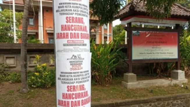 Poster Ajakan Penjarahan di Bali Catut Nama Aliansi Bali Tidak Diam