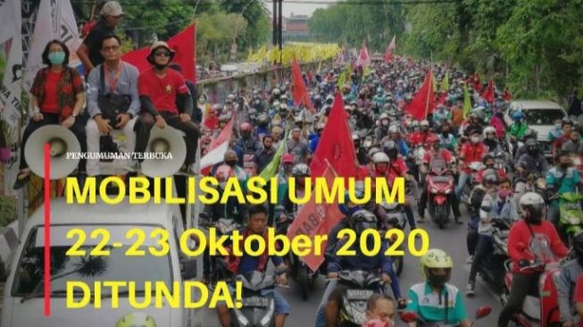 Ditunda, Demo Omnibus Law di Surabaya Tak Jadi Empat Hari Berturut-Turut