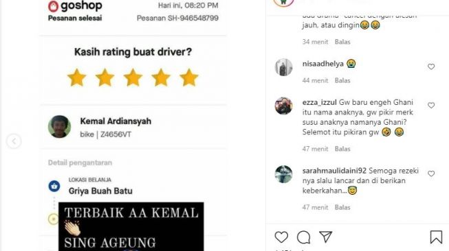 Viral Kisah Menyentuh Ojek Online, Publik: Postingannya Mengandung Bawang