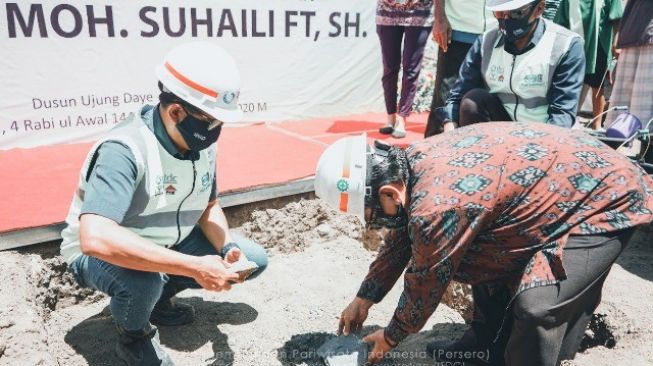 ITDC Bangun Masjid di Kuta, Bupati Suhaili Ucapkan Terima Kasih