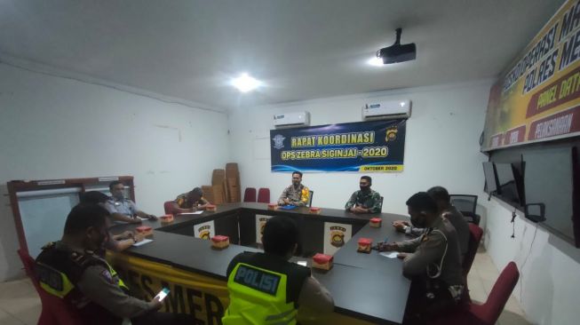Pasi Ops Kodim 0420/Sarko Hadiri Rakor Kesiapan Operasi Zebra 2020