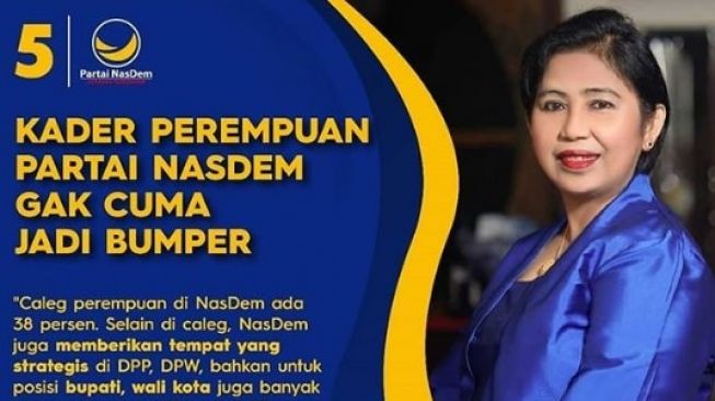 Politisi Partai Nasdem Irma Suryani Chaniago