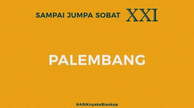 Menginformasikan jika bioksop di Palembang segera buka (jepretan instagram)