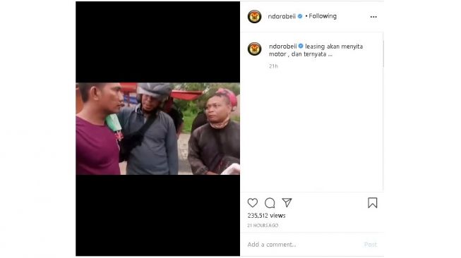 Salah Sita Motor Anggota TNI AD, Debt Collector Dihukum di Pinggir Jalan