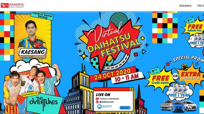 Beli Mobil Cash atau Tukar-Tambah, Hari Ini Ada Virtual Daihatsu Festival