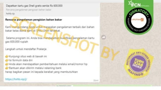 CEK FAKTA: Daftar Kartu Prakerja Dapat Bahan Bakar dari Shell Rp 600 Ribu?