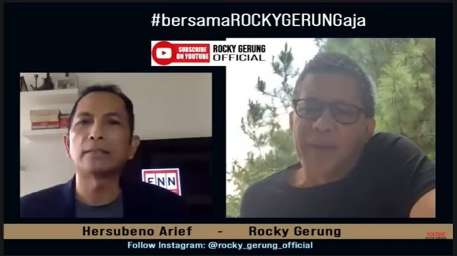 Rocky Gerung sebut Bintang Emon layak jadi KSP. (YouTube/Rocky Gerung Official)