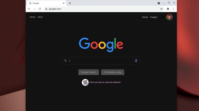 Mode gelap Chrome OS. [Android Central]