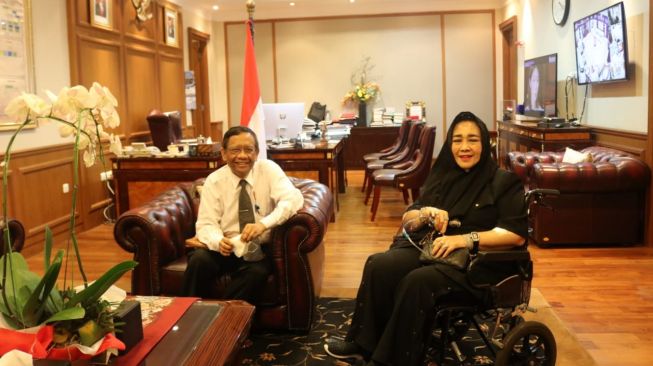Rachmawati Soekarnoputri menemui Menko Polhukam Mahfud MD (Dok.Humas Kemenko Polhukam)