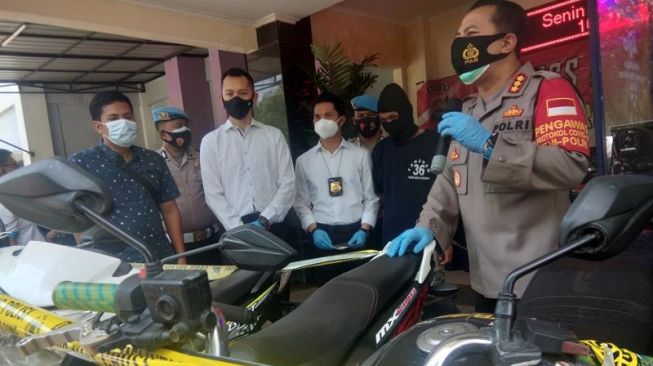 Derry Seventhin Ditangkap Polisi, Colong Motor di Tangerang