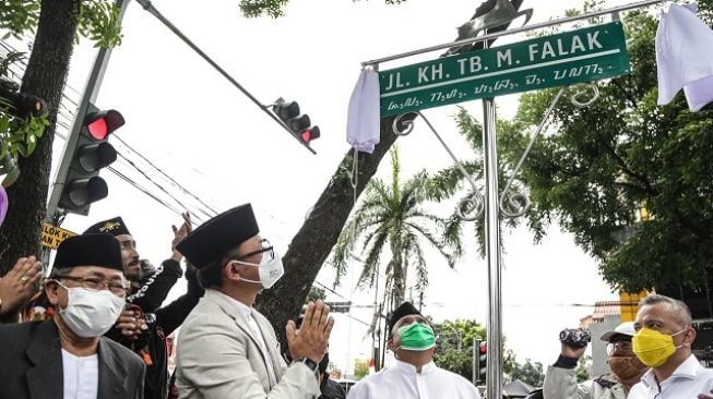 Peresmian Jalan KH. Tubagus Muhammad Falak bertepatan dengan peringatan Hari Santri Nasional di Kota Bogor.  [Ist]