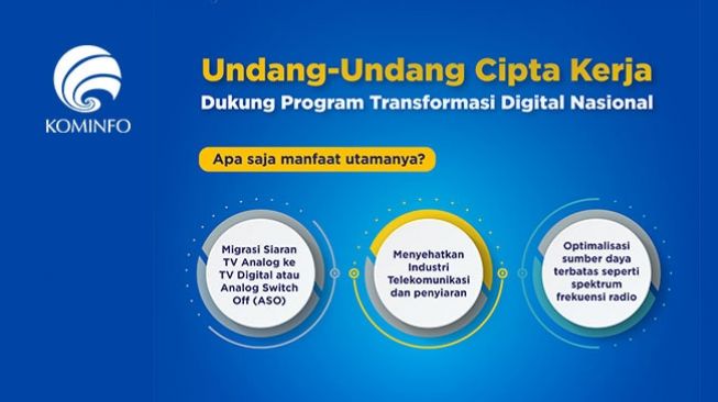 UU Ciptaker Dukung Percepatan Tranformasi Digital. (Dok : Kominfo). 