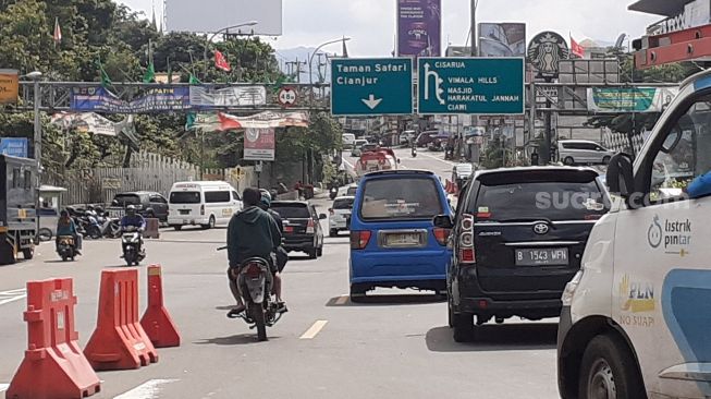 Jalur Puncak Bogor Mulai Dipadati Wisatawan di Libur Panjang Idul Adha