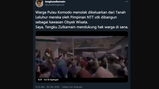 (Twitter/@ustadtengkuzul)