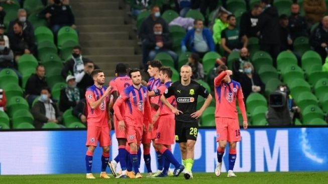 Hasil Liga Champions: Bantai Krasnodar Empat Gol, Chelsea Puncaki Grup E