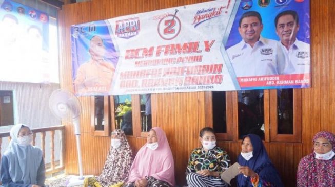 Melinda Aksa Yakinkan Warga Tallo Pilih Appi-Rahman